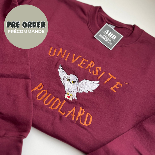 *PRE ORDER* HP UNIVERSITÉ (FRANÇAIS) CREWNECK