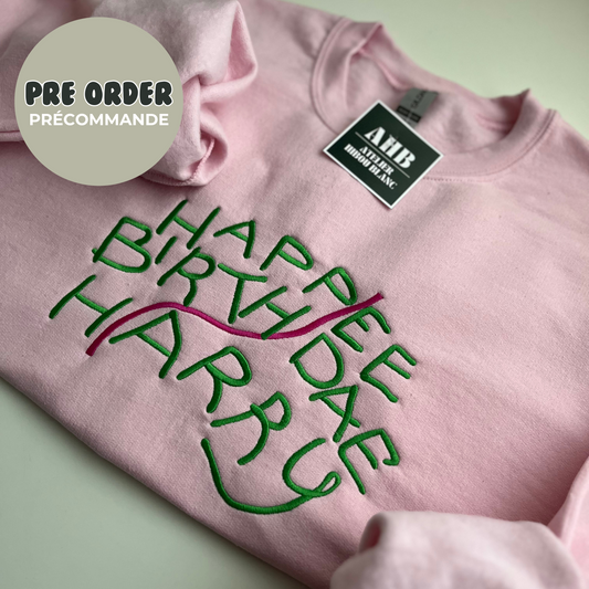 *PRE ORDER* HAPPEE BIRTHDAE HARRY CREWNECK