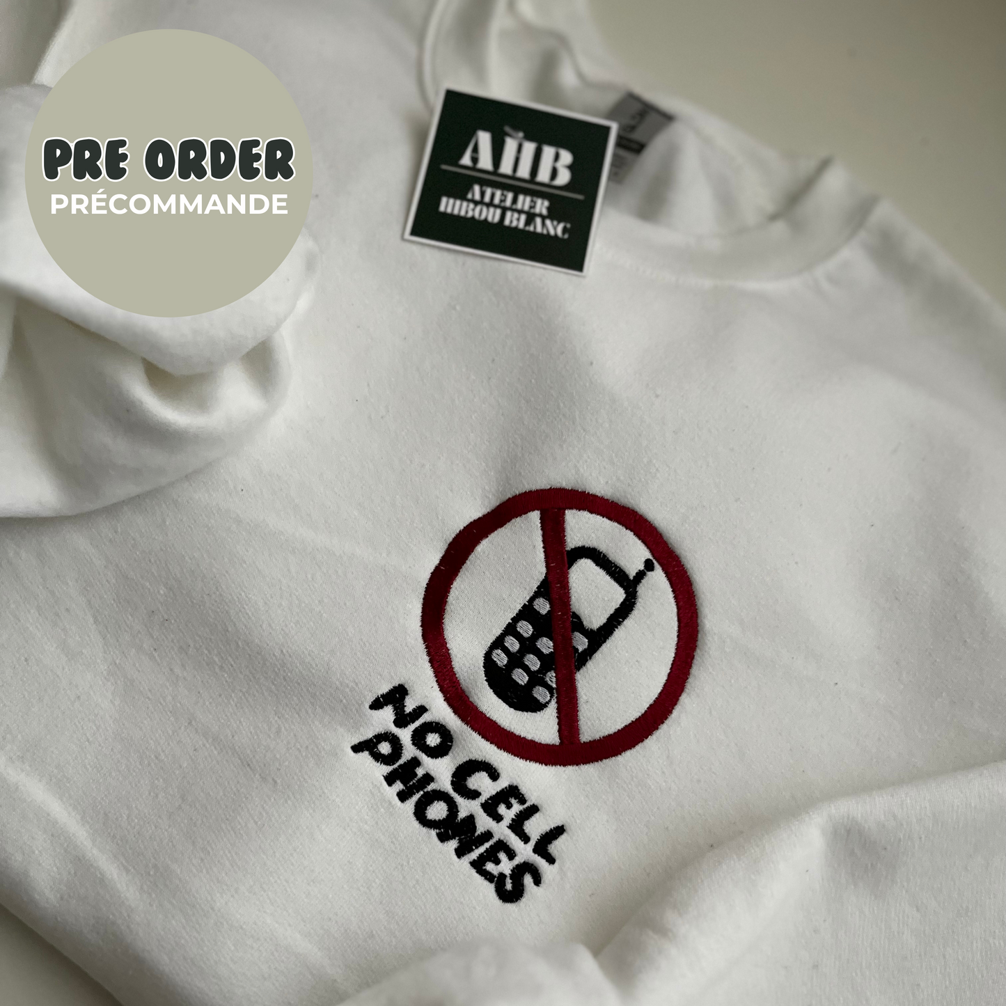 *PRE ORDER* NO CELL PHONES CREWNECK