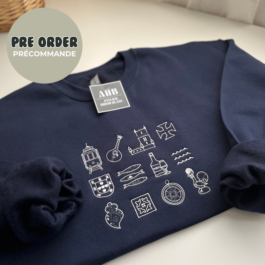 *PRE ORDER* PORTUGAL LINES CREWNECK