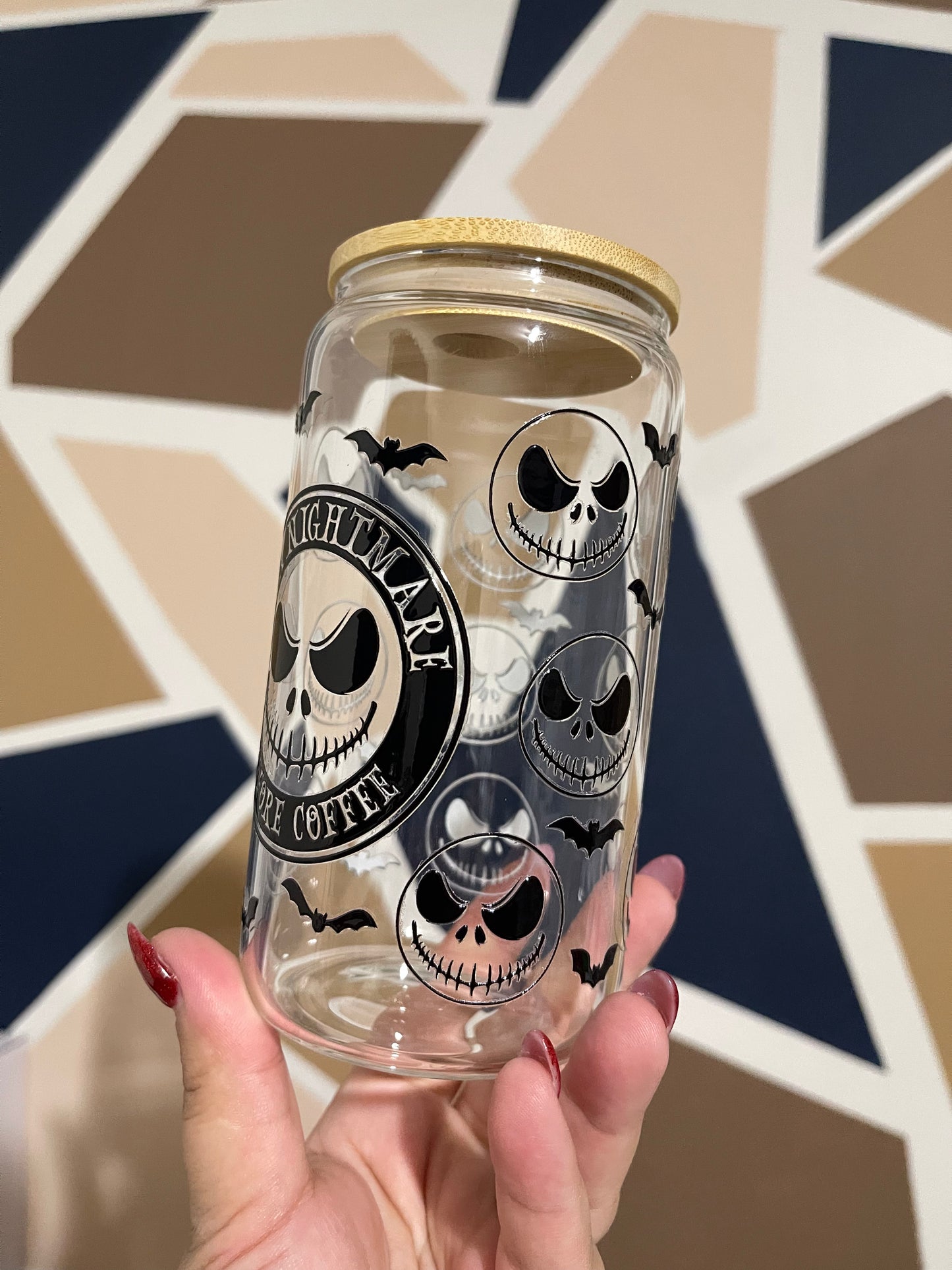 *PREORDER* NIGHTMARE BEFORE MY COFFEE GLASS