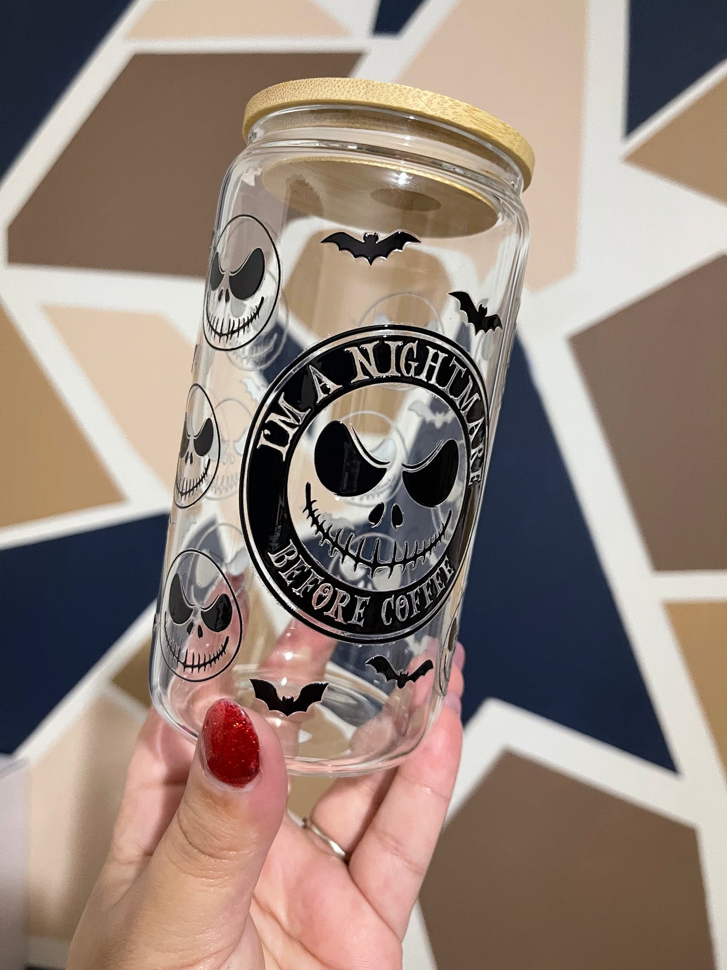 *PREORDER* NIGHTMARE BEFORE MY COFFEE GLASS